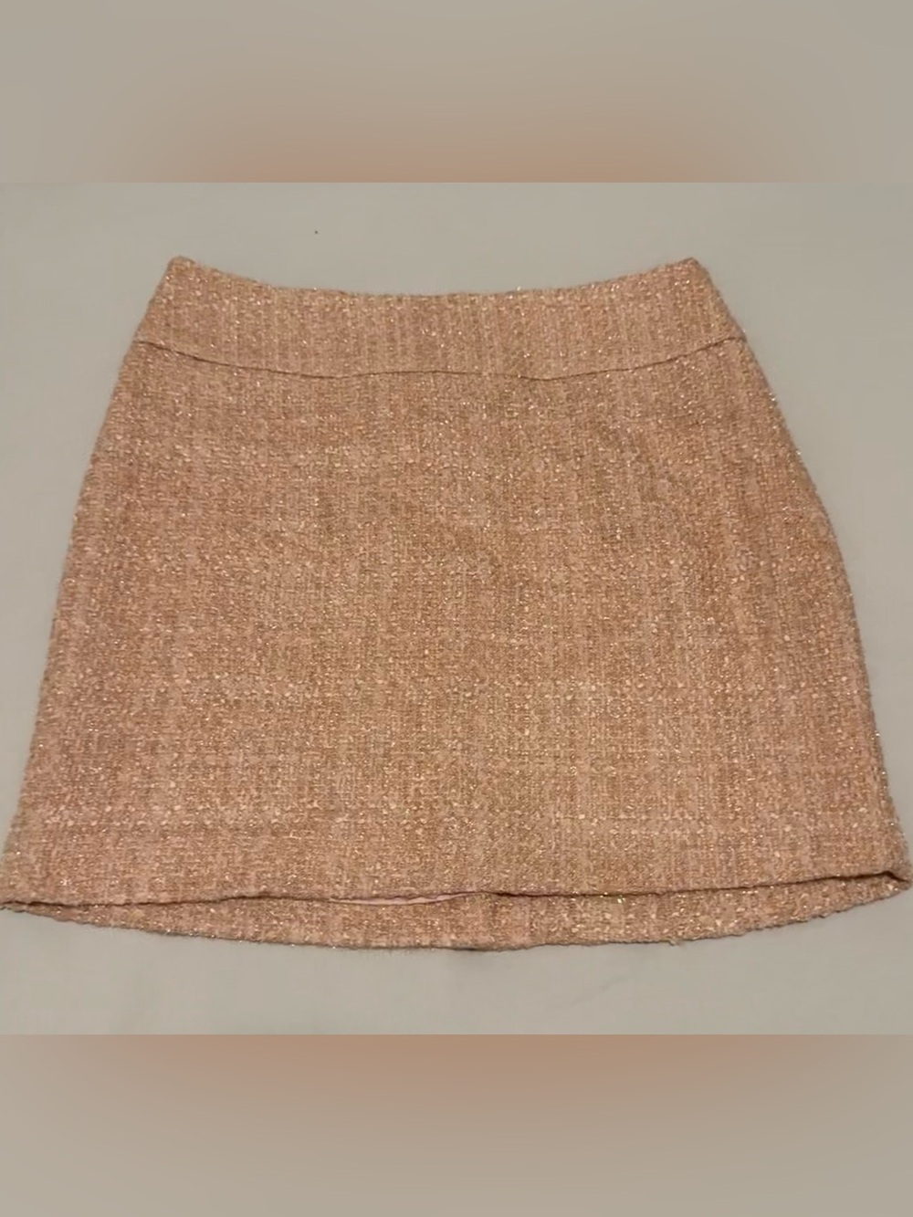The Limited Textured Mini Skirt in Rose Brown